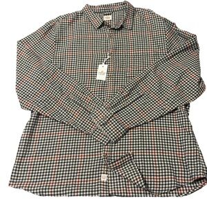 NWT Marine Layer Classic Fit Balboa Button‎ Down 2XL Multi Gingham